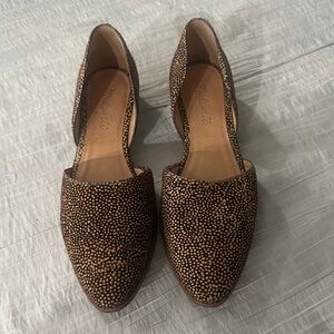 Madewell Women's Brown Dotted Flats